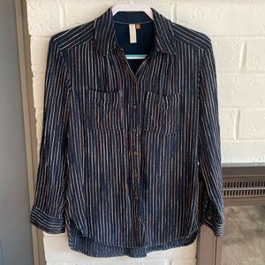 Anthropology PILCRO Striped Top